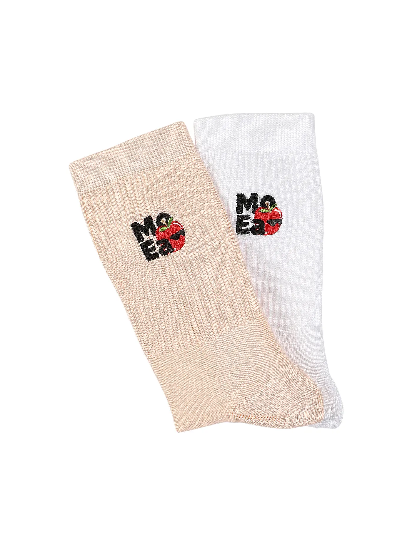MOEA | Socken 2er Pack 36/40 apple white | 